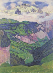 The Jungfrau from Isenfluh